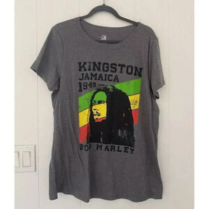 Bob Marley Kingston Jamaica 1945 T-Shirt Size Large